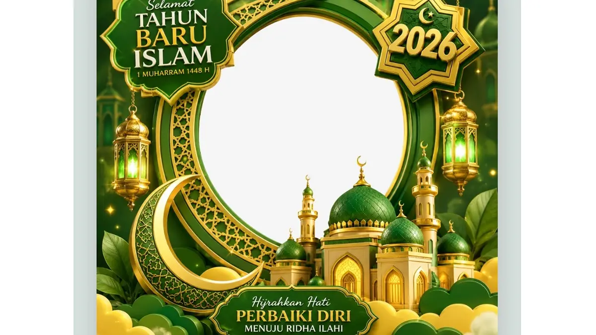 Twibbon Tahun Baru Islam 1 Muharram 1448 H. (twibbonize.com)