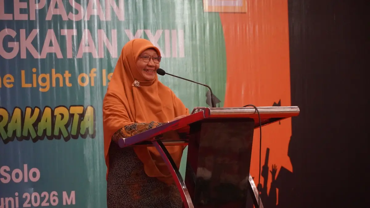 SAMBUTAN PENGURUS YAYASAN NUR HIDAYAH SOLO ARI PUSPITOWATI. (istimewa)