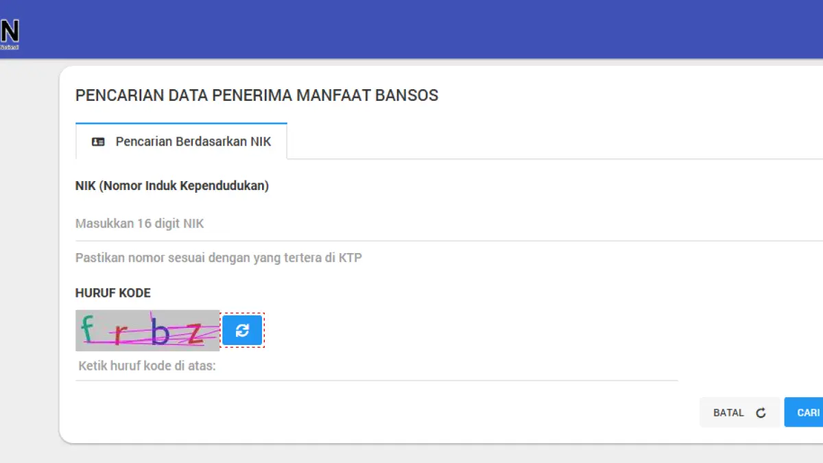 Cara Cek Bansos Kemensos Juni 2026 Lewat HP, Login cekbansos.kemensos.go.id Pakai NIK KTP untuk Cek Status Penerima PKH dan BPNT
