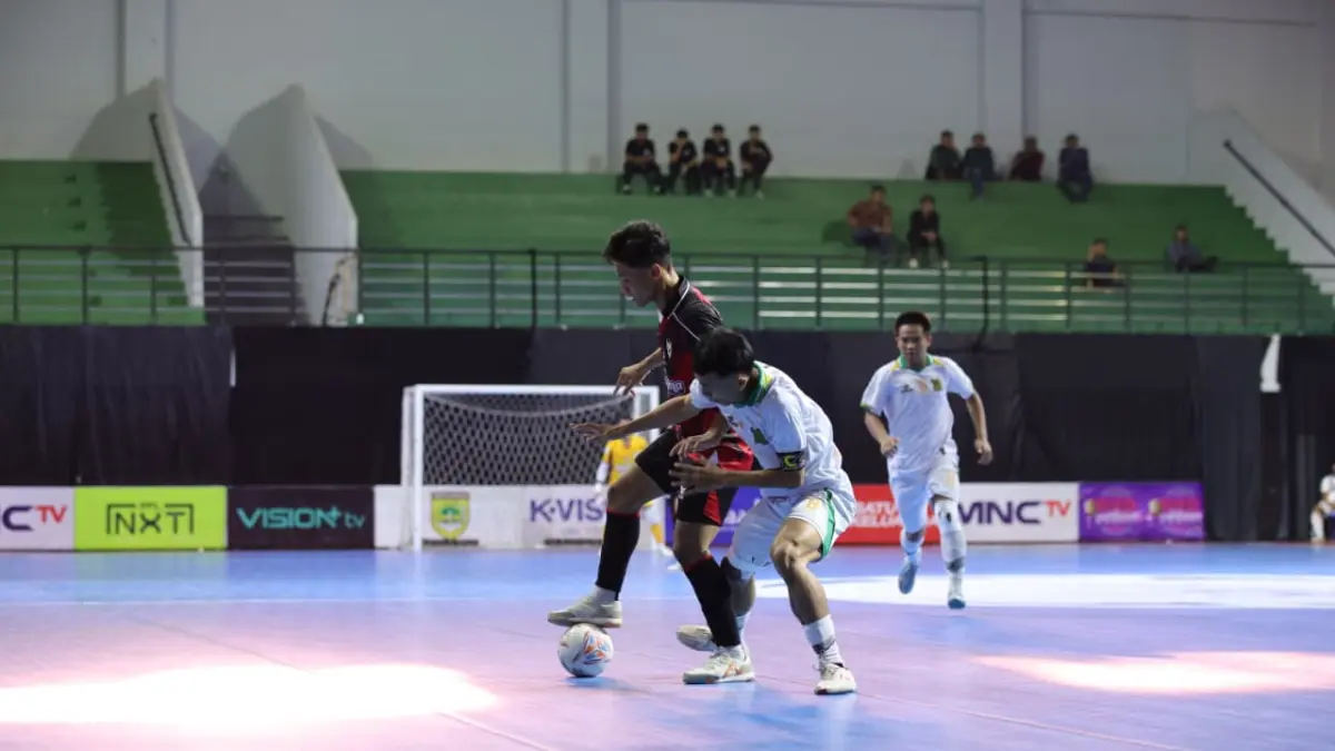 &nbsp;Maestro Solo FC melawan KLN Elite FC di GOR Bung Karno Sukoharjo, Kamis (18/6/2026). (DOK. KFI)