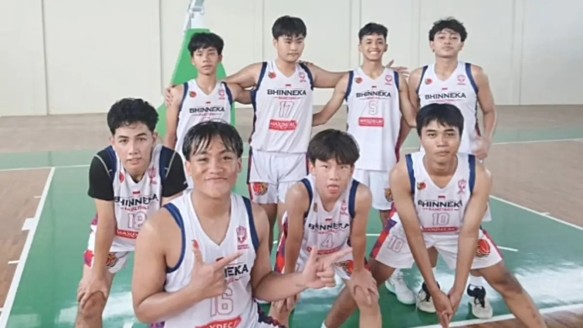POTENSIAL: Tim basket Bhinneka Solo U-16 saat mengikuti kejuaraan, belum lama ini. (ISTIMEWA)
