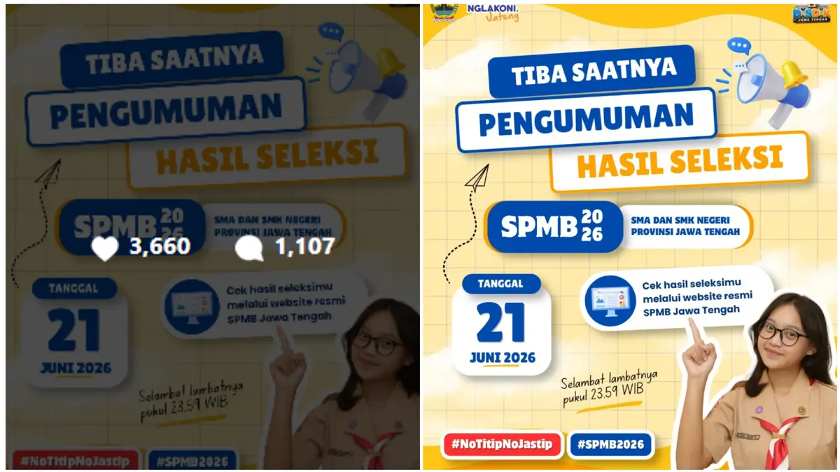 Ribuan komentar warganet di akun Instagram resmi Disdikbud Jateng @pdkjateng yang mempertanyakan terkait sulitnya mengakses hasil SPMB SMA/SMK Negeri 2026. (TANGKAPAN LAYAR)