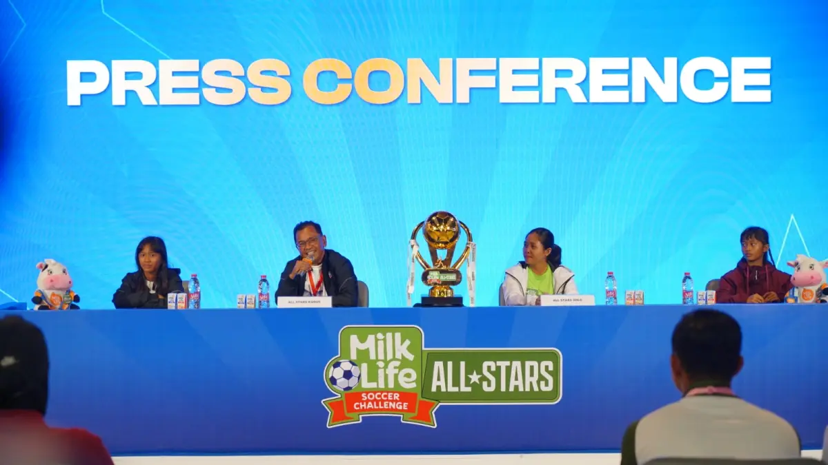 Tim All-Stars Kudus siap mempertahankan gelar kampiun di ajang MilkLife Soccer Challenge All-Stars 2026. Di sisi lain, tim All-Stars Solo siap memberikan performa terbaik untuk merebut trofi juara tahun ini.