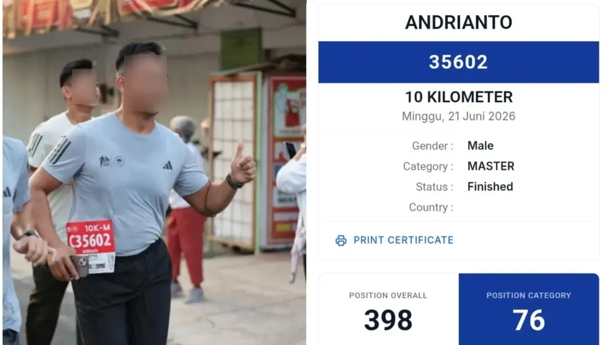 Viral! Peserta Arogan yang DIduga Jenderal TNI Ternyata Pakai Nomor BIB Orang Lain  Jogja Marathon 2026, Langsung Dirujak Netizen  *(Thread@threadpranadiwijaya)