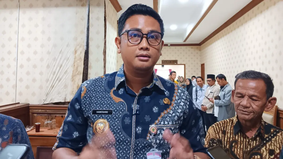 Bupati Klaten Hamenang Wajar Ismoyo. (Angga Purenda/Radar Solo)