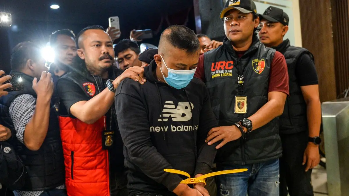 Kronologi Taufik Hidayat Ditangkap di Majalaya Setelah Jadi DPO Kasus Penyekapan Wanita Bandung Selama Tiga Tahun (ANTARA FOTO/Raisan Al Farisi/nym)