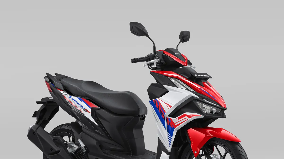 Honda Vario Evo 160 Warna Glossy White Red 