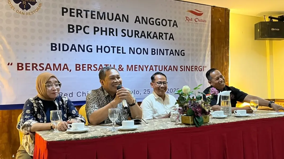PHRI BPC Surakarta menyelenggarakan Pertemuan Anggota Bidang Hotel Nonbintang, Kamis (25/6/2026). (ISTIMEWA)