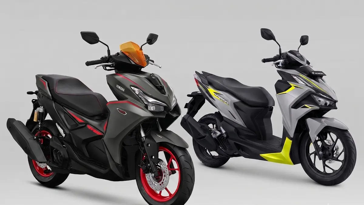 Perbandingan Harga Honda Vario EVO 160 dan Yamaha Aerox Alpha, Mana yang Lebih Menarik? (Kolase Gemini AI)