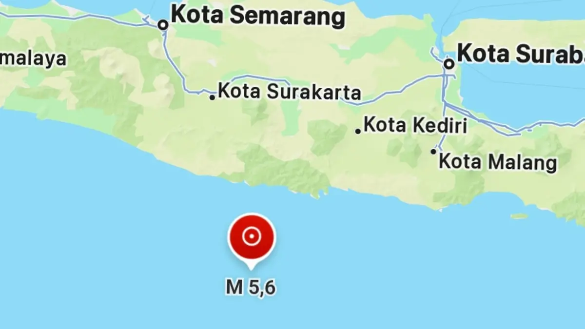 Gempa bumi guncang Pacitan.