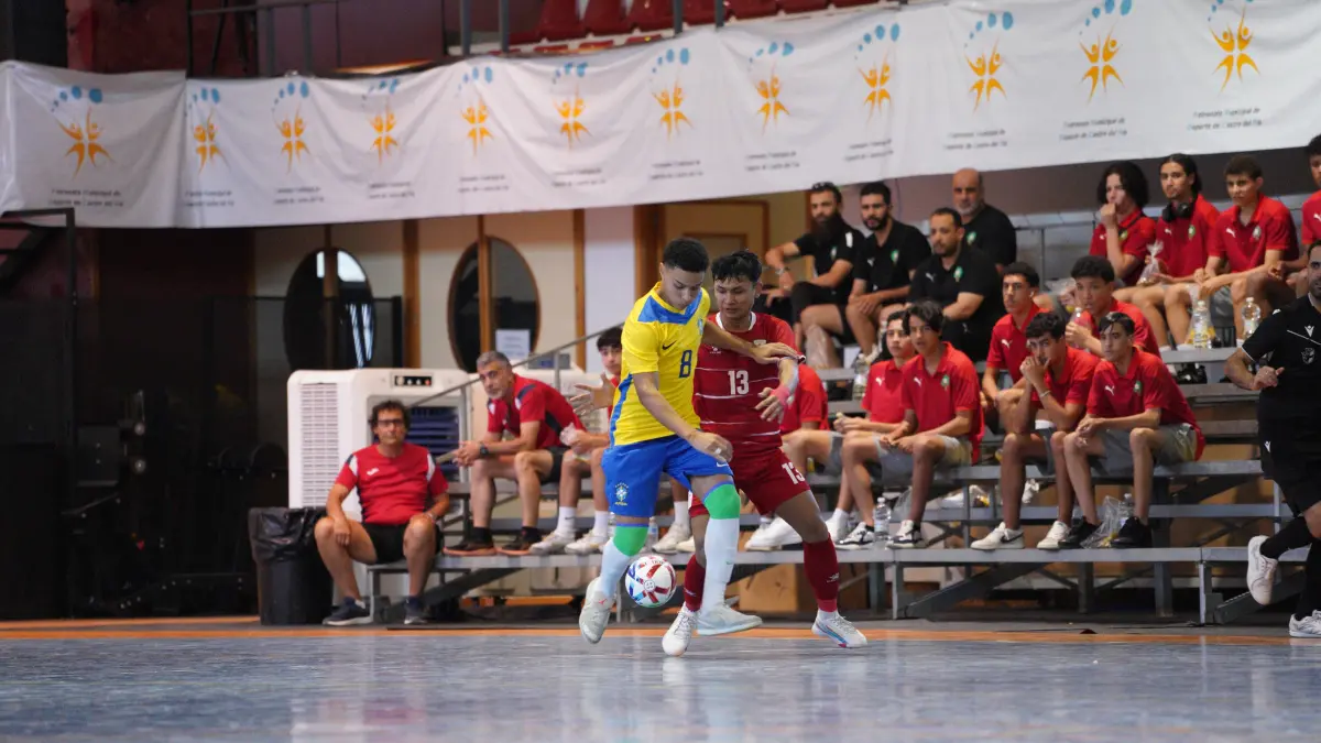 Timnas futsal Indonesia U-17 lawan Brasil di ajang IV Torneo Internacional U17 – VI Nations di Spanyol. (Dok. AFI) 
