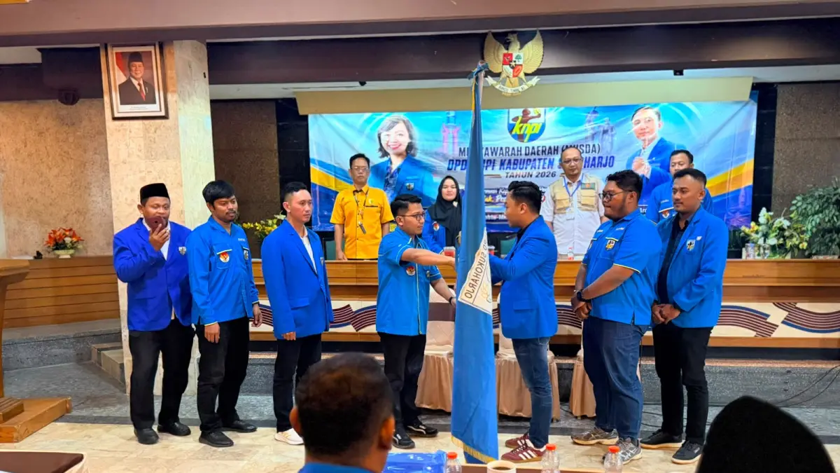 Musda KNPI Sukoharjo untuk memilih kepengurusan baru periode 2026-2029, Sabtu malam (28/6). (IWAN KAWUL/RADAR SOLO)