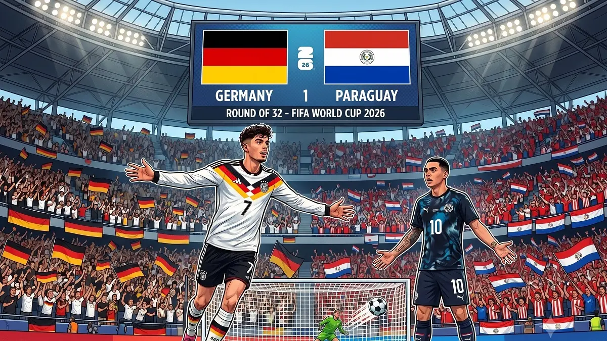 Prediksi Skor Jerman vs Paraguay di Babak 32 Besar Piala Dunia 2026: Der Panzer Diunggulkan, Ini Analisis Lengkapnya (GEMINI AI)