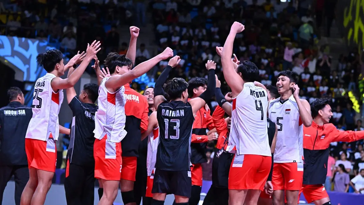 Timnas Voli Putra Indonesia mencetak sejarah baru setelah berhasil menjadi juara AVC Men