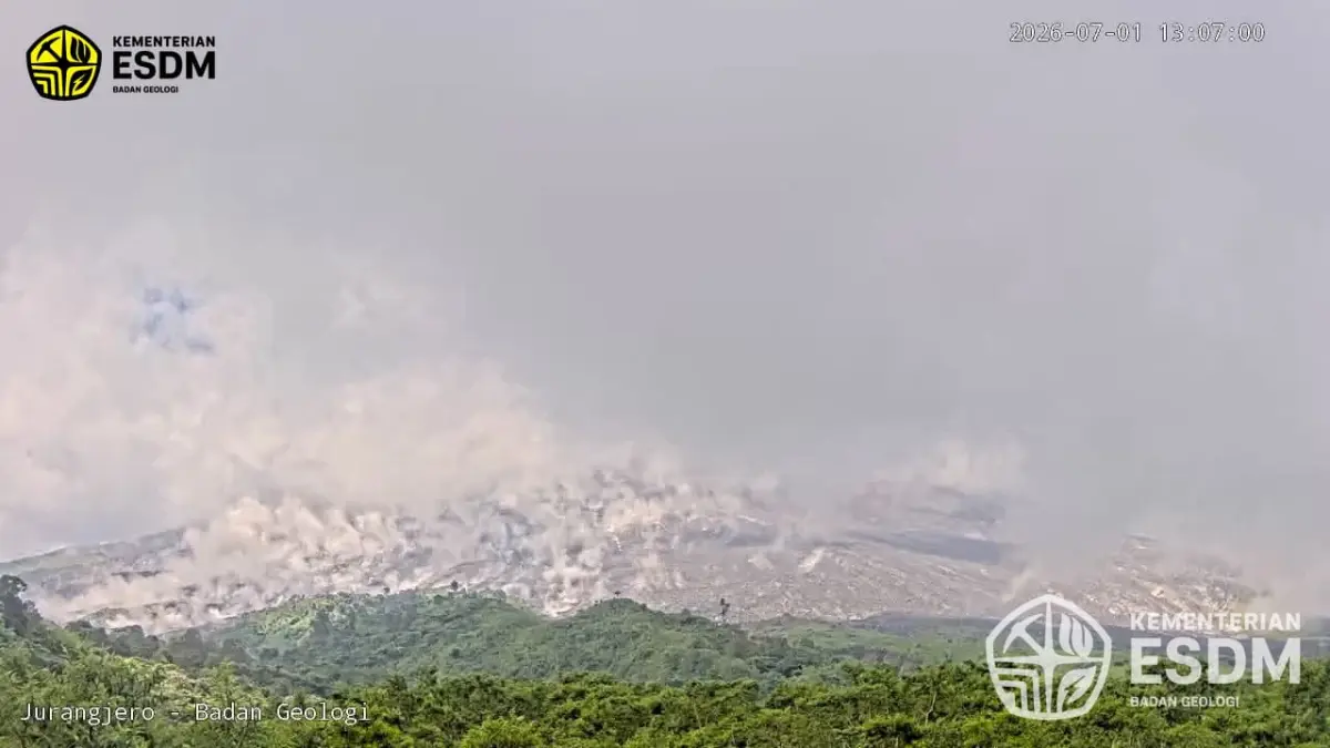 Awan Panas Guguran Kembali Meluncur dari Merapi (dok. BPPTKG)&nbsp;