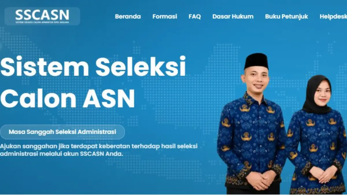 Cara Sanggah hasil seleksi administrasi PPPK Sekolah Rakyat 2026 lewat sscasn.bkn.go.id.