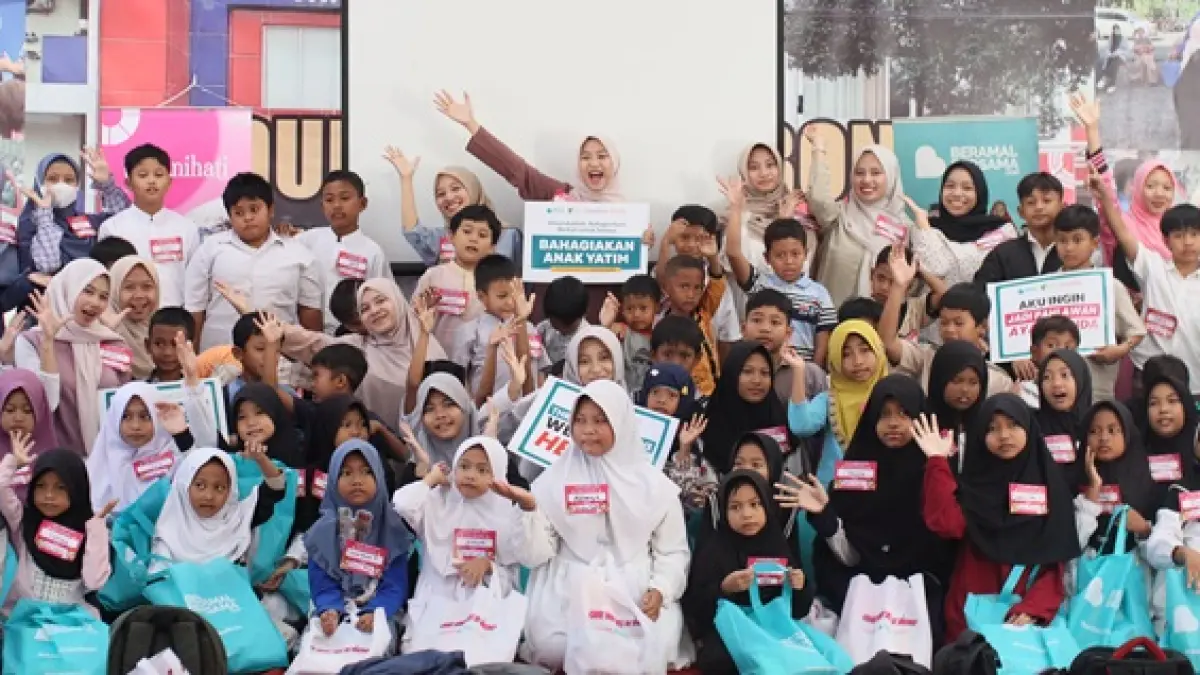 Kegiatan “One Day as a Hero” bersama ratusan anak yatim se Solo Raya di Mako Damkar Jebres, Solo, 30 Juni 2026. (Dok. Pribadi)
