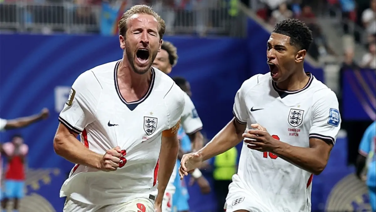 Harry Kane cetak brace saat Timnas Inggris melawan Kongo di ajang Piala Dunia 2026. (Instagram: @england) 