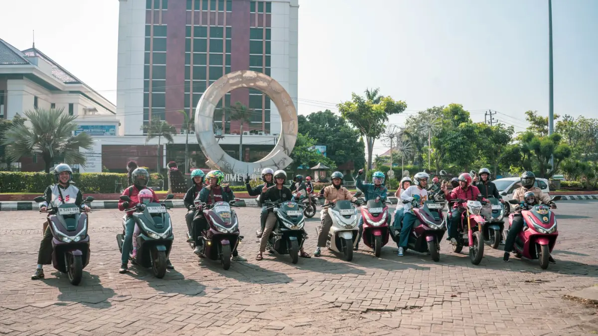 PCX160 Bikers Playland, Hadirkan Momen Bonding Ayah dan Anak Lewat Touring dan Camping di Curug Sewu