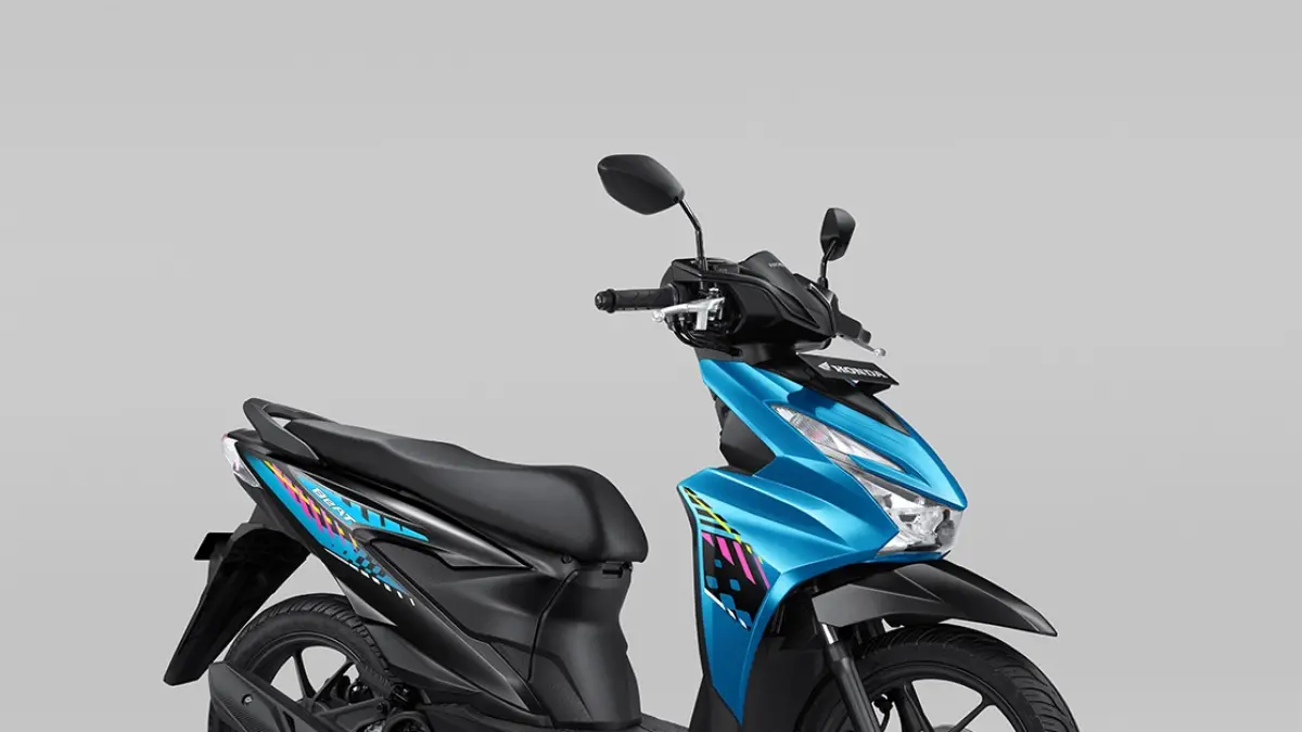 Honda BeAT tipe CBS warna Glossy Blue Black
