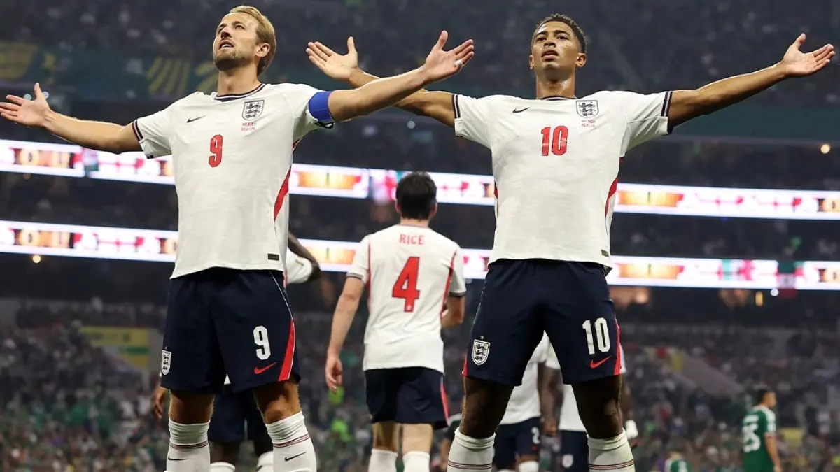 Hasil Piala Dunia 2026 Hari Ini: Inggris vs Meksiko 3-2, Three Lions Menang Dramatis Meski Bermain 10 Orang Warnai Laga (X.com/@england)