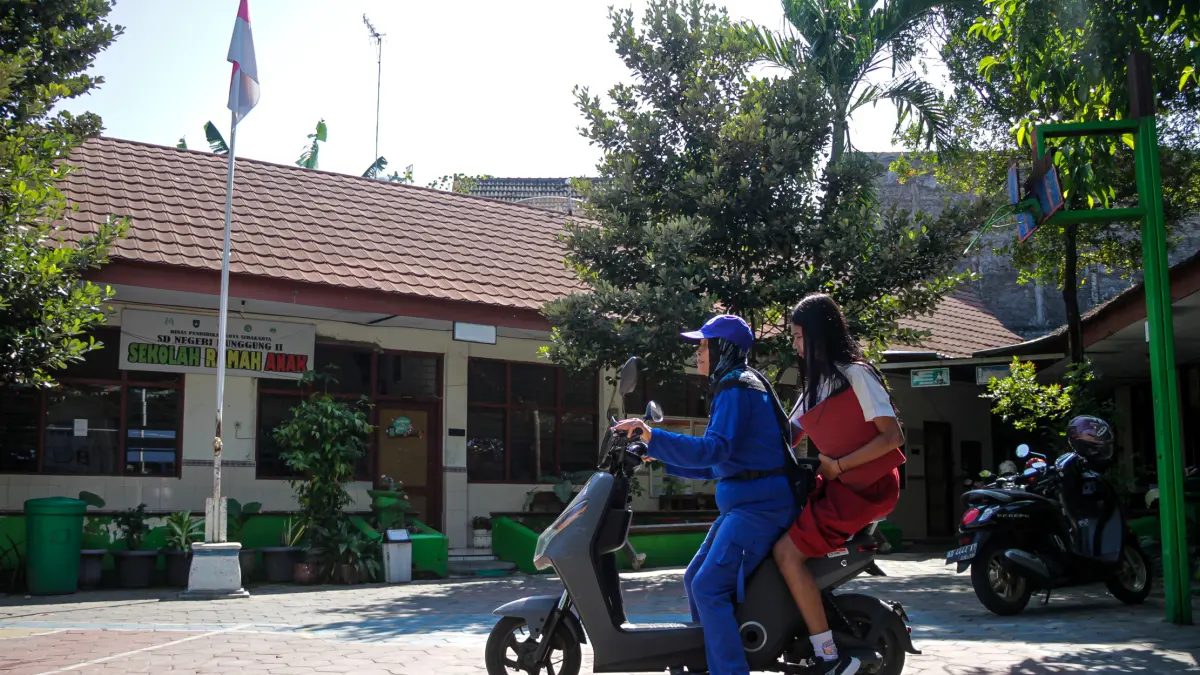 SDN Mungung 2 Banjarsari salah satu sekolah yang minim siswa. (M Ihsan/Radar Solo)