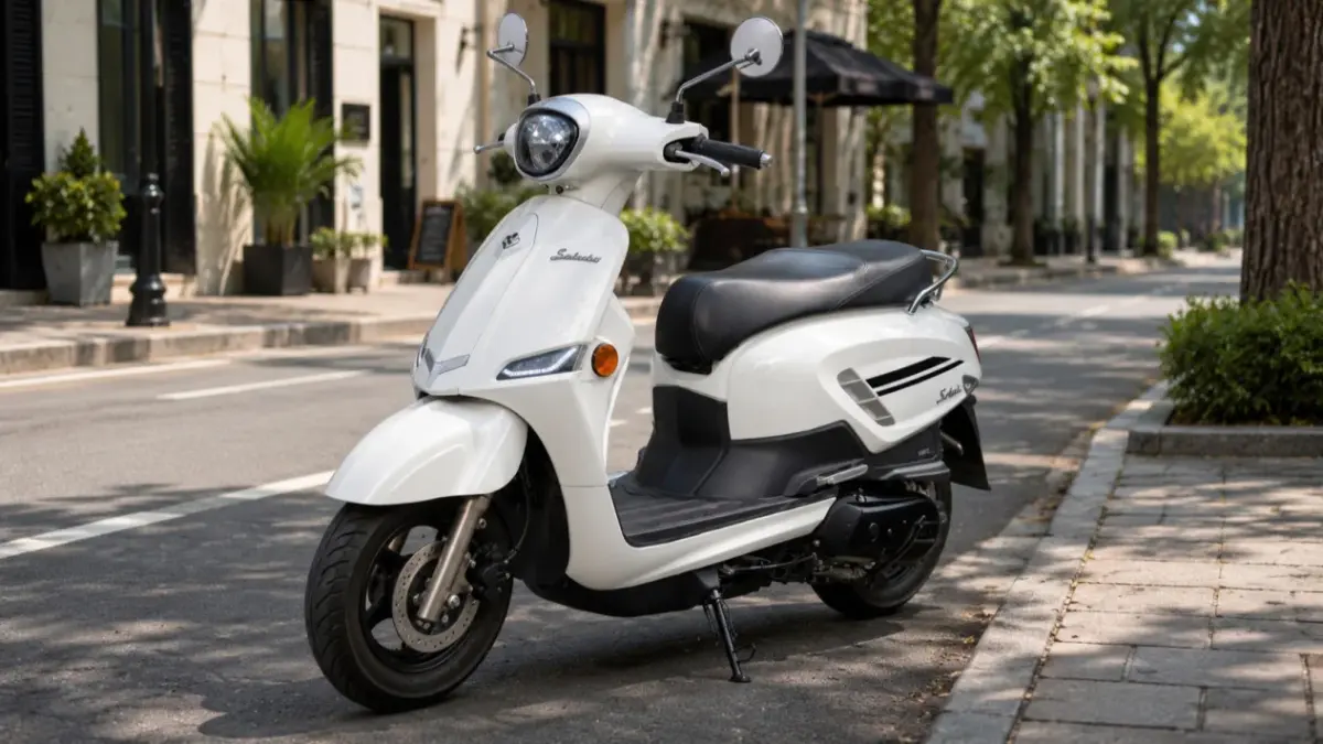 Suzuki Saluto 2026 Resmi Hadir, Skutik Retro Premium Bergaya Italia dengan Fitur Modern Dibanderol Rp49 Jutaan