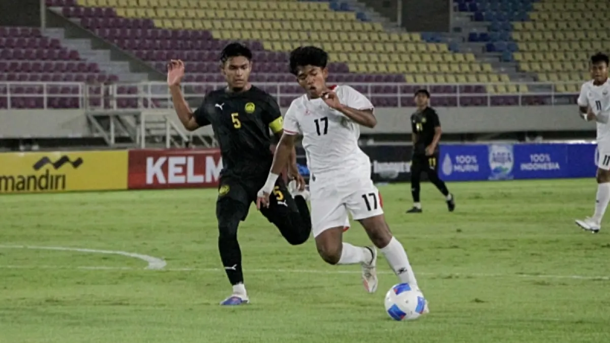 Timnas Indonesia U-17 Bungkam Malaysia 3-0 di Stadion Manahan (7/7/2026). (M. Ihsan/Radar Solo) 