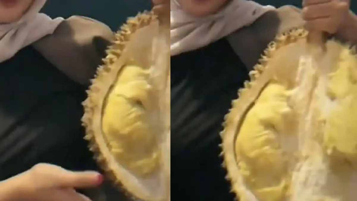 Video durian yang viral di TikTok.