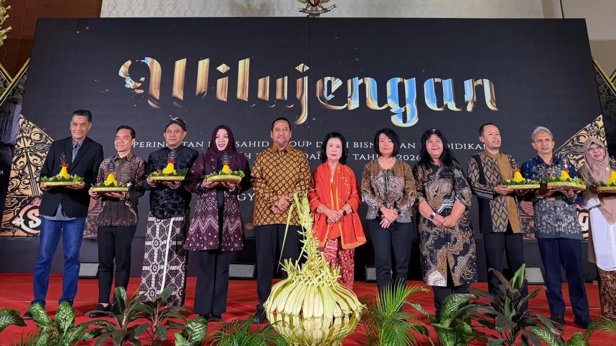 Acara Wilujengan Hari Ulang Tahun Sahid Group Divisi Bisnis dan Pendidikan Wilayah Jawa Tengah & Daerah Istimewa Yogyakarta Tahun 2026&nbsp;yang berlangsung penuh khidmat dan kekeluargaan. (ISTIMEWA)