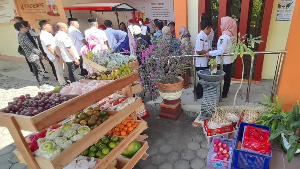 Launching KKMP di Kelurahan Cangakan, Kecamatan Karanganyar Kota, Karanganyar. (Rudi Hartono/Radar Solo)
