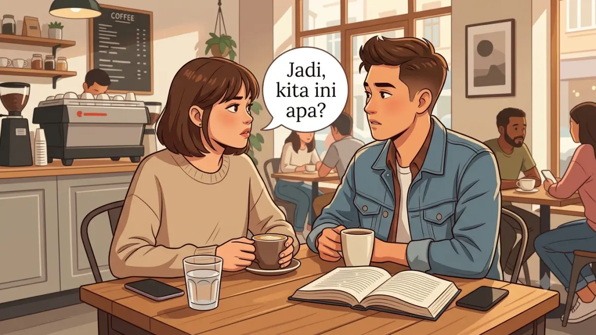 Ilustrasi Remaja yang Sedang Mempertanyakan Hubungannya (AI Generated)
