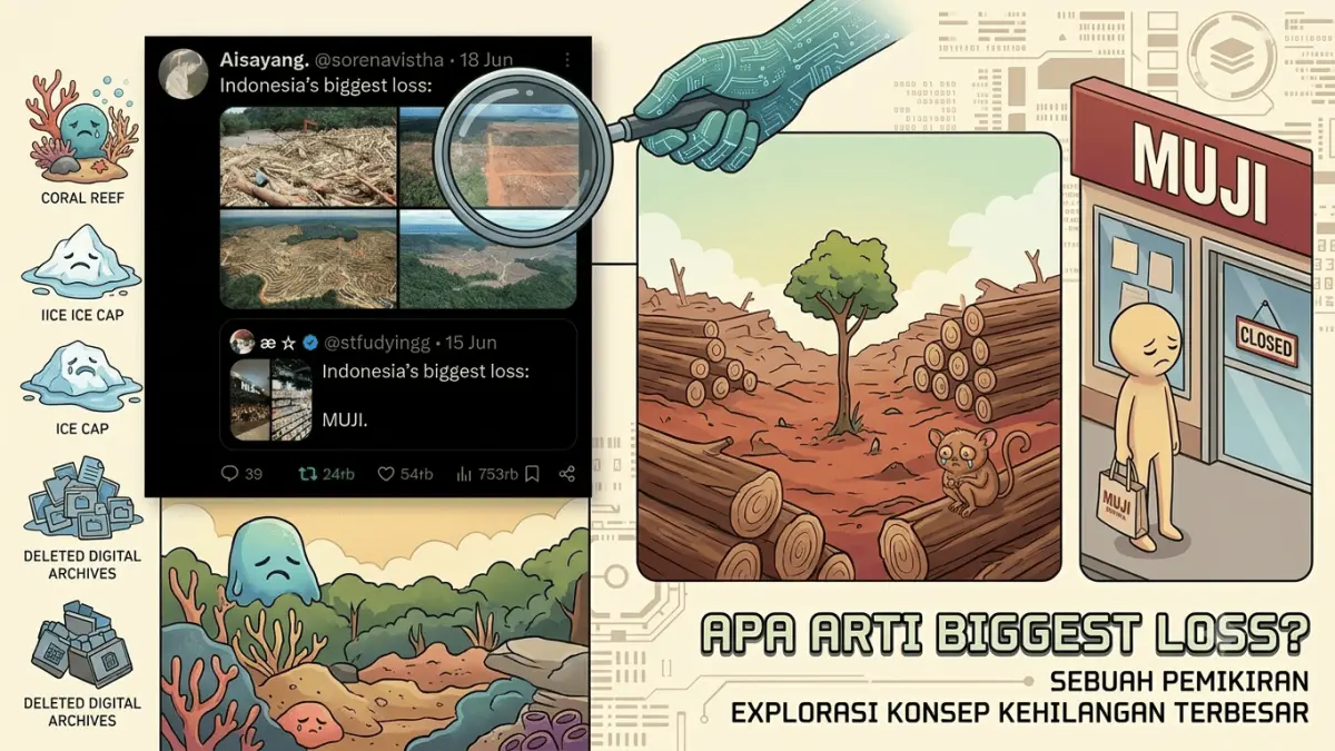 Ilustrasi Salah Satu Cuitan Netizen Mengenai Tren "Biggest Loss"