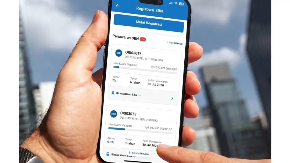Bank BRI memfasilitasi pemesanan ORI030 lewat jaringan unit kerja serta ekosistem kanal digitalnya.
