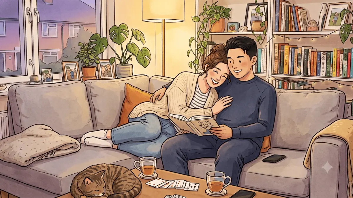 Ilustrasi Sepasang Kekasih yang Living Together. (AI Generated)