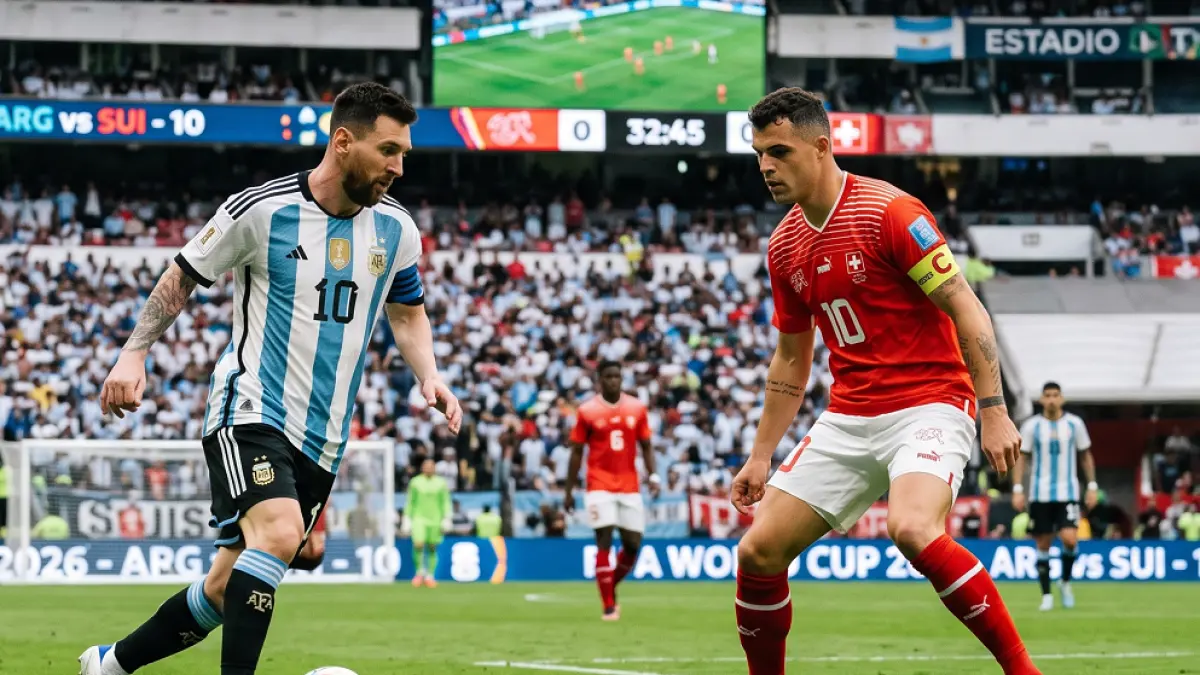 Prediksi Skor Argentina vs Swiss 8 Besar Piala Dunia 2026: Misi Lionel Messi Antar La Albiceleste ke Semifinal (GEMINI AI)