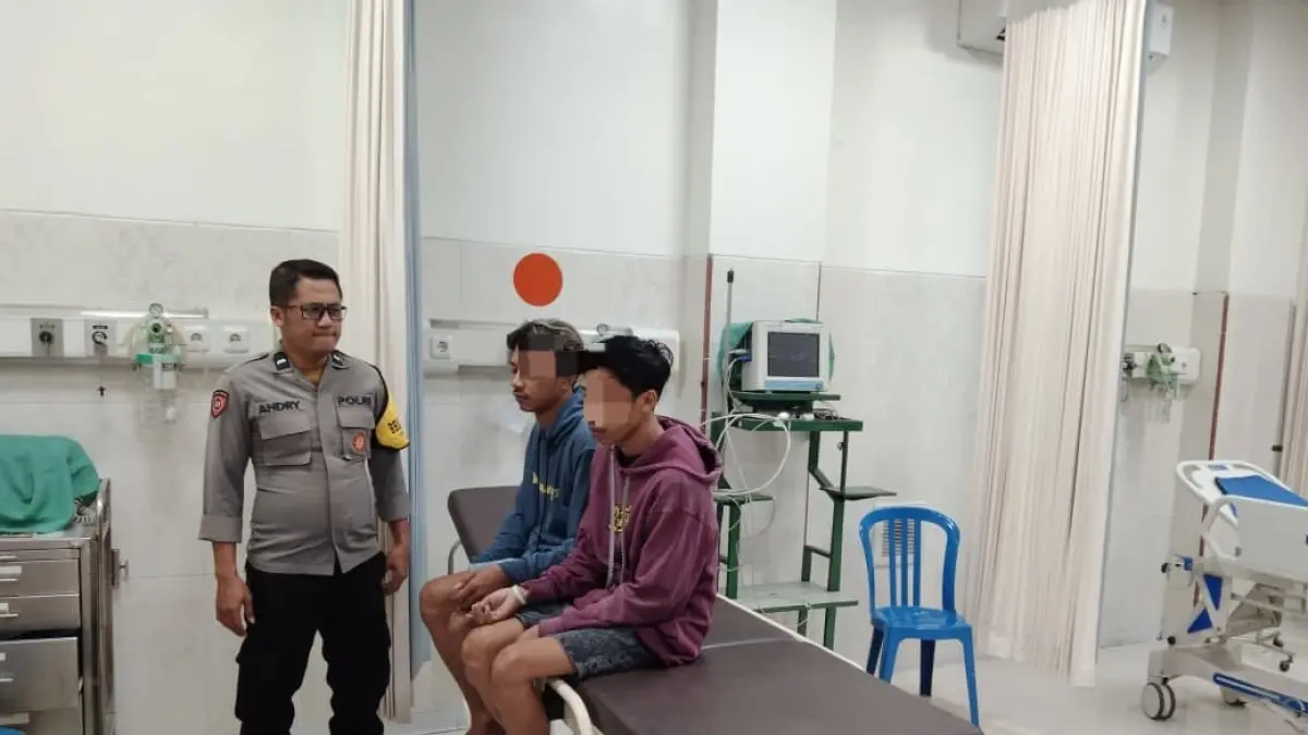 Pelaku pencurian unit box sound berisi dua speaker 12 inci dan satu tweeter milik warga Desa Blangu, Kecamatan Gesi, Sragen. (Ahmad Khairudin/Radar Solo) 
