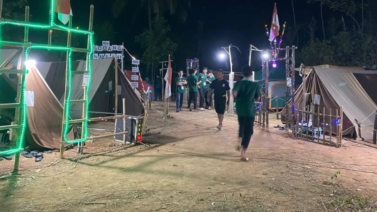 Perkemahan Akhir Tahun Cinta Alam Indonesia (Permata CAI) 2026 yang digelar DPD LDII Wonogiri. (ISTIMEWA)