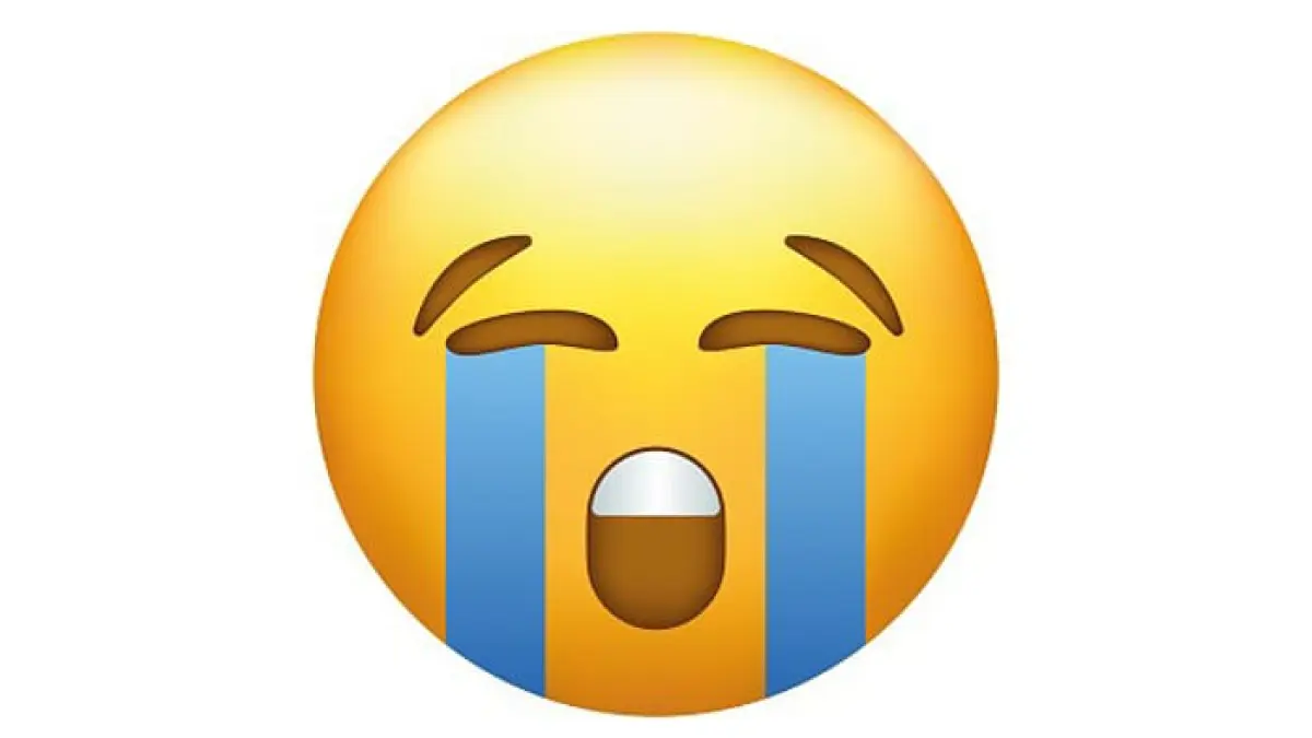 Emoji menangis kencang. (istockphoto)