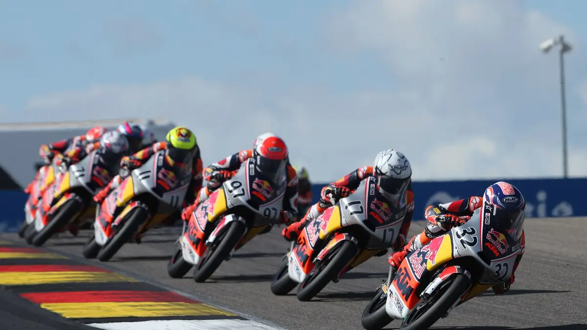 Kiandra Ramadhipa saat berlaga pada Red Bull Rookies Cup 2006 di Sachsenring, Jerman(Dok. Red Bull Rookies Cup)