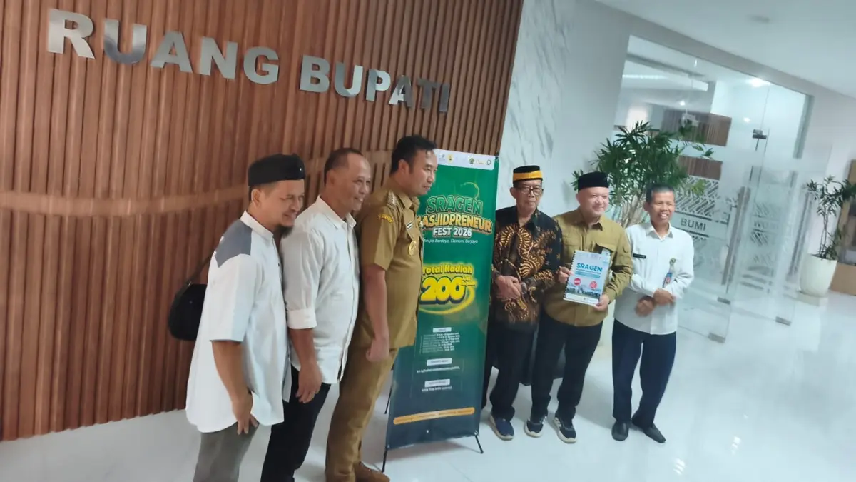 Peluncuran program Masjid Preneur 2026 di Sragen pada Selasa (14/7/2026). (Ahmad Khairudin/Radar Solo)