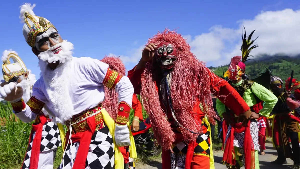  Reog Campur Bawur asal Dusun Sengon, Desa Senden, Kecamatan Selo, Boyolali yang ditetapkan sebagai Warisan Budaya Takbenda (WBTB) oleh Kementerian Kebudayaan pada tahun 2026. (ISTIMEWA)