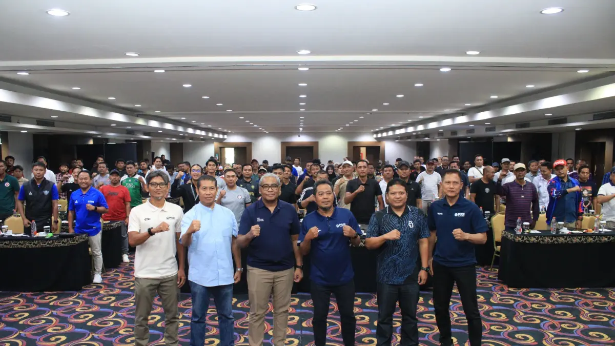 Drawing pembagian grup Piala Soeratin 2026 zona Jateng digelar di Hotel Grasia, Semarang, Selasa (14/7/2026). (Dok. Asprov PSSI Jateng) 