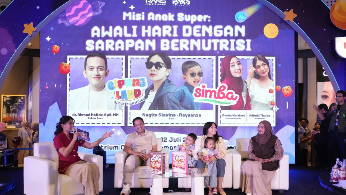 Simba Sereal, bagian dari Combiphar Group, hadirkan kampanye “Sereal Super untuk Anak Super” pada 11–12 Juli 2026 di Summarecon Mall Bandung. Kampanye ini hadir di tengah tantangan pemenuhan kebutuhan sarapan anak di Indonesia. (DOK.COMBIPHAR)