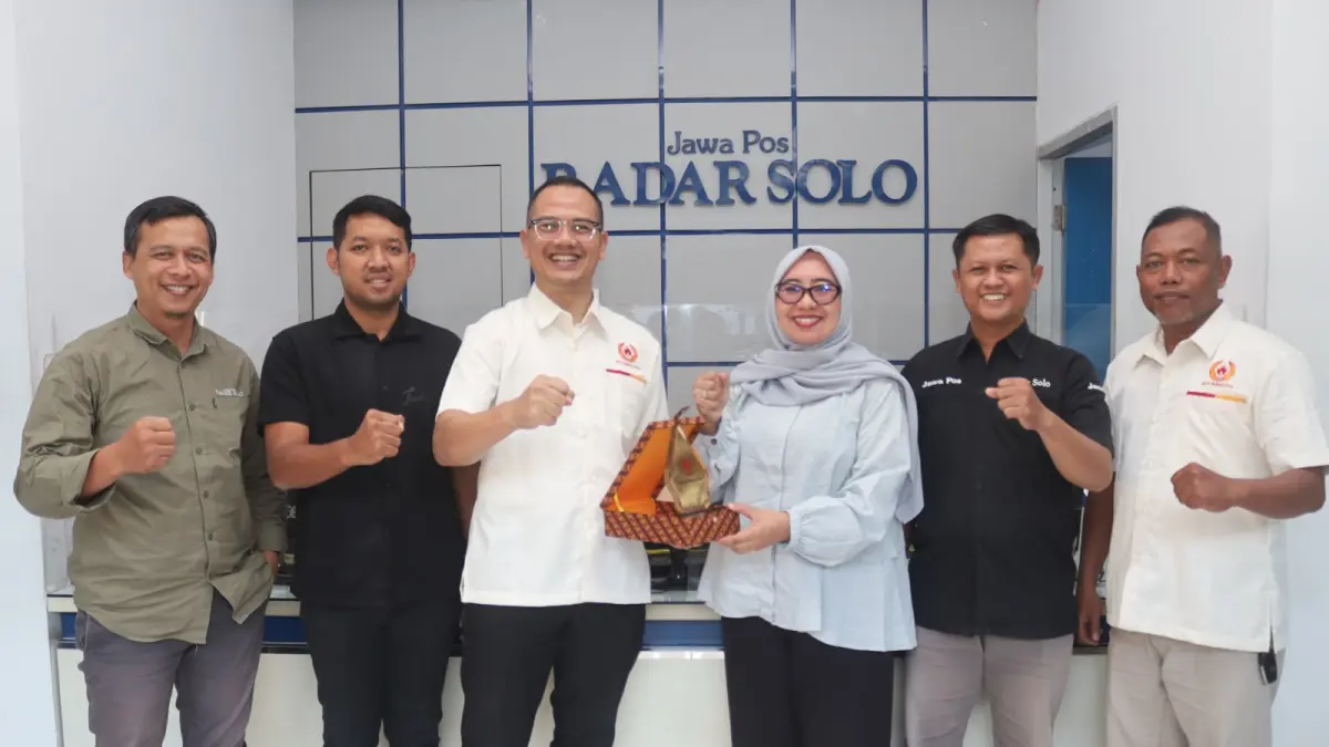SINERGI: KONI Solo melakukan kunjungan silaturahmi ke kantor Jawa Pos Radar Solo, Rabu (15/7/2026).