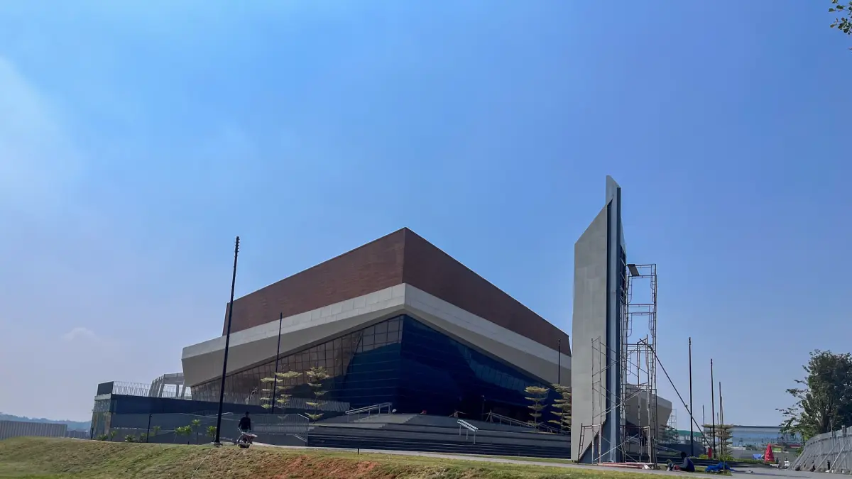 Finishing Museum Sain Solo terus dikebut agar segera bisa dibuka untuk umum. (M Ihsan/Radar Solo)