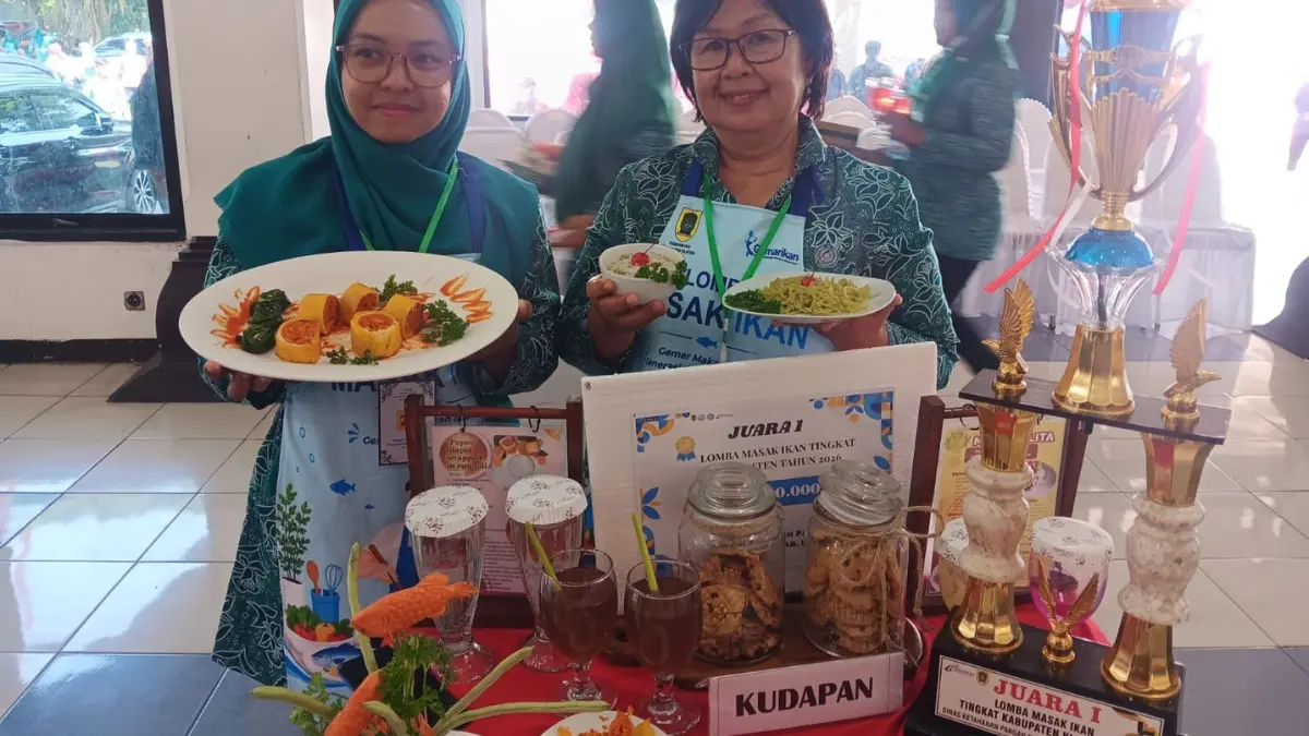 Peserta Lomba Kreasi Olahan Pangan Lokal berbasis B2SA dan Masak Ikan di Gedung Sunan Pandanaran RSPD Klaten, Kamis (16/7/2026). (ANGGA PURENDA/RADAR SOLO)