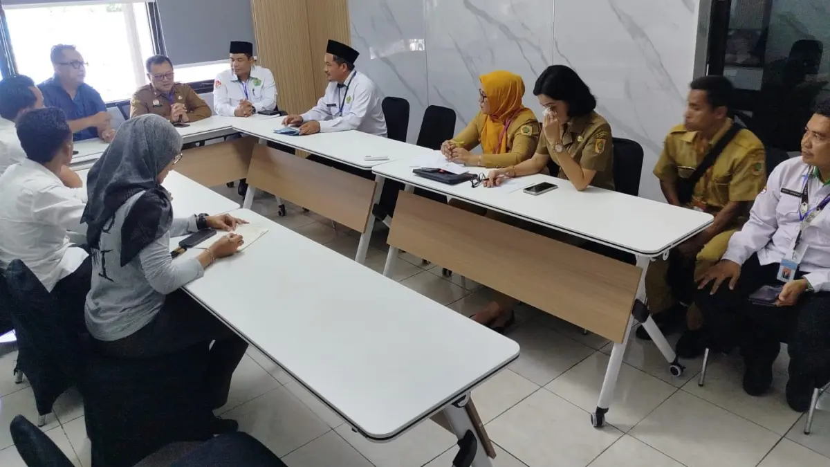 Rakor yang dihadiri lintas instansi membahas beragam permasalahan yang dialami Ponpes Santri Manjung Wonogori, Senin (20/7/2026). (IWAN ADI/RADAR SOLO)