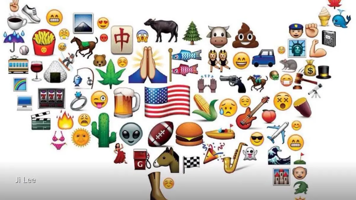Emoji kerap dianggap bahasa universal, namun maknanya bisa berbeda di tiap negara dan budaya. Gambar: Pinterest.