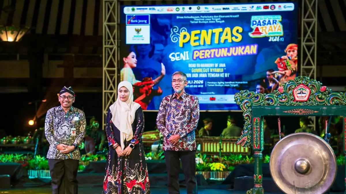 Pasar Rakyat dan Budaya Jateng 2026 Mulai Dibuka, Tampilkan Ratusan Karya Seni&nbsp;(Pemprov Jateng)